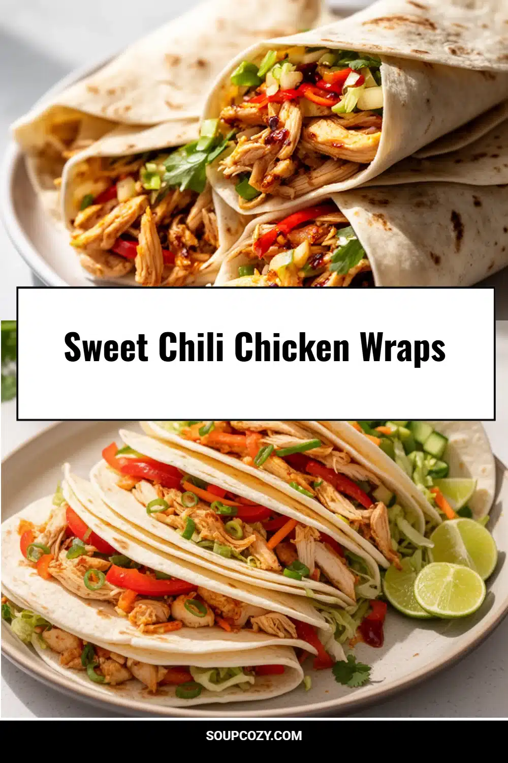 Sweet Chili Chicken Wraps