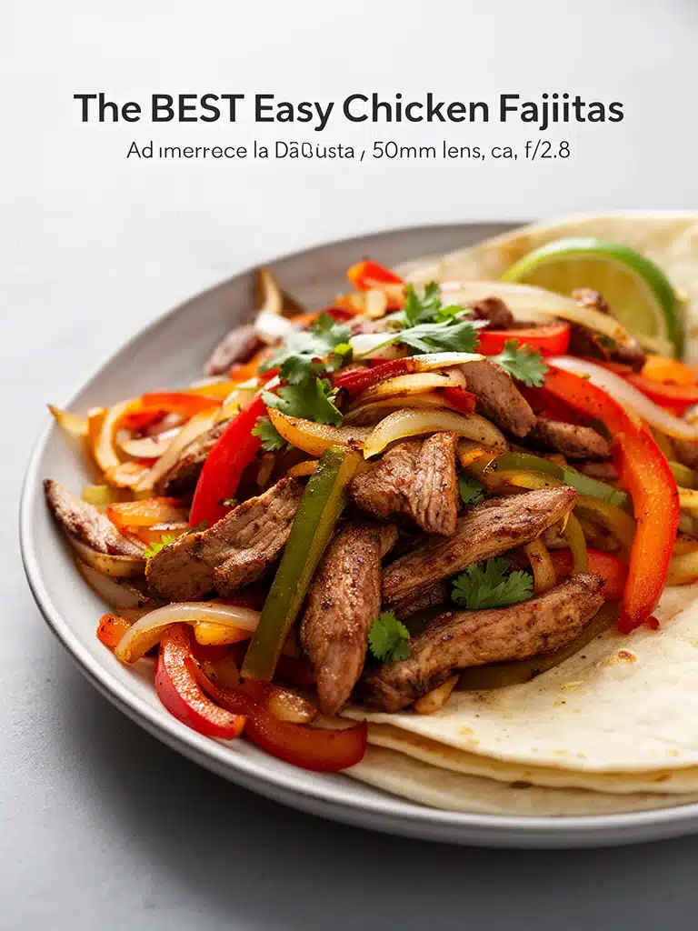 The BEST Easy Chicken Fajitas