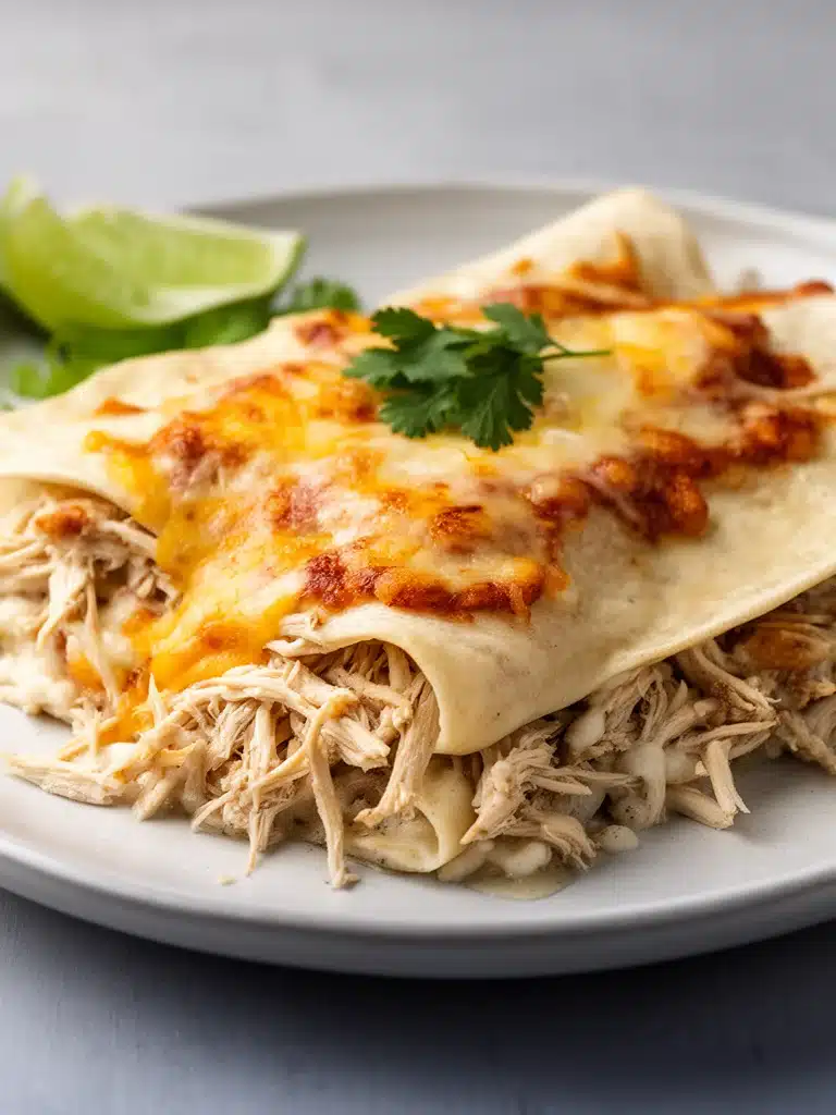 White Chicken Enchiladas