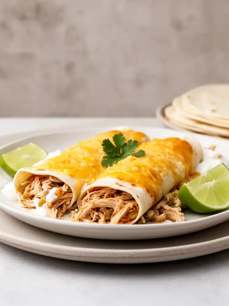 White Chicken Enchiladas