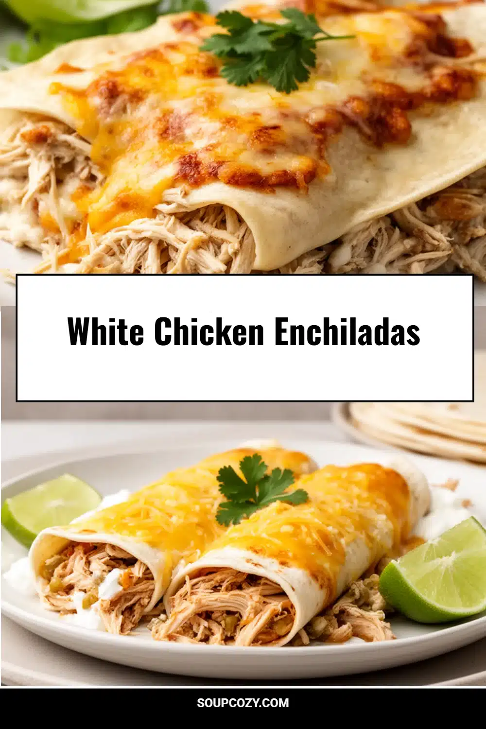 White Chicken Enchiladas